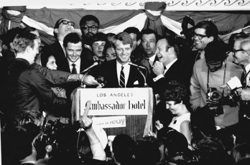 Bobby Kennedy election Victory