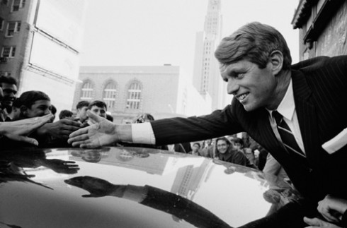 Senator Robert Kennedy Campaigning for President