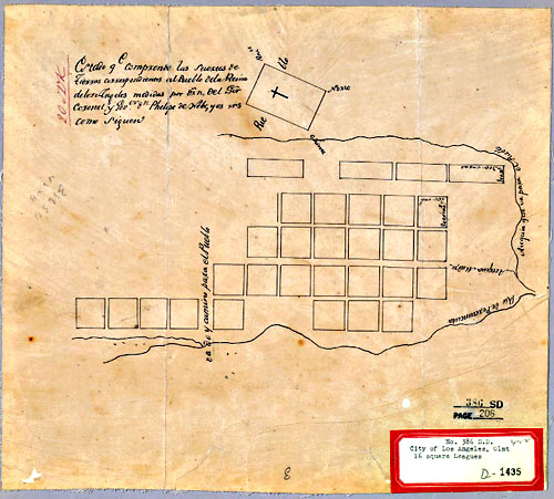 The Coronel Map. Courtesy of Bancroft Library